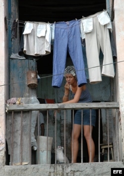 Mujer cubana en Santiago de Cuba