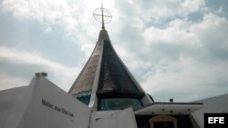 Imagen del Santuario Nacional de Nuestra Señora de la Caridad, lugar donde Monseñor Román ofreció sus homilías de reconciliación a los exiliados cubanos