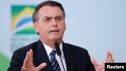 El presidente Jair Bolsonaro en el lanzamiento del programa que sustituye a Más Médicos. REUTERS/Adriano Machado
