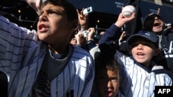 Fanáticos de Los New York Yankees.