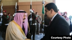 Maduro en Arabia Saudí.
