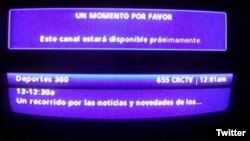 La imagen de Caracol Televisión bloqueada en Venezuela.