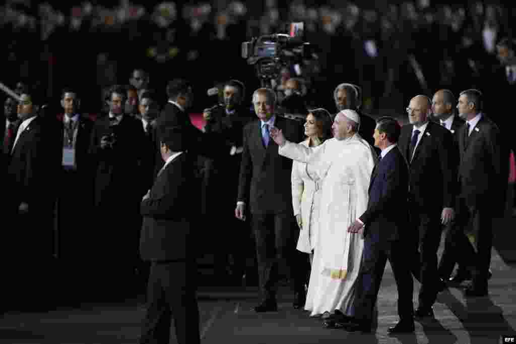  Francisco visitará cuatro estados mexicanos como parte de su primer viaje como papa a México, entre el 12 y el 17 de febrero.