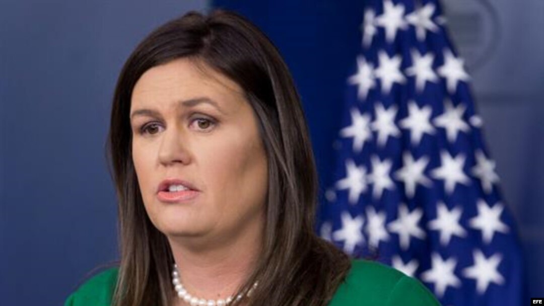 Secretaria de prensa de la Casa Blanca Sarah Huckabee Sanders