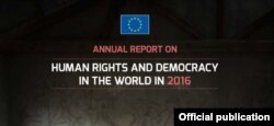 Informe anual de la Unión Europea sobre derechos humanos en el mundo.