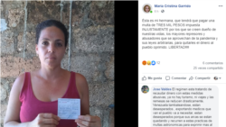Activista cubana alerta sobre la aplicación de multas arbitrarias a la población