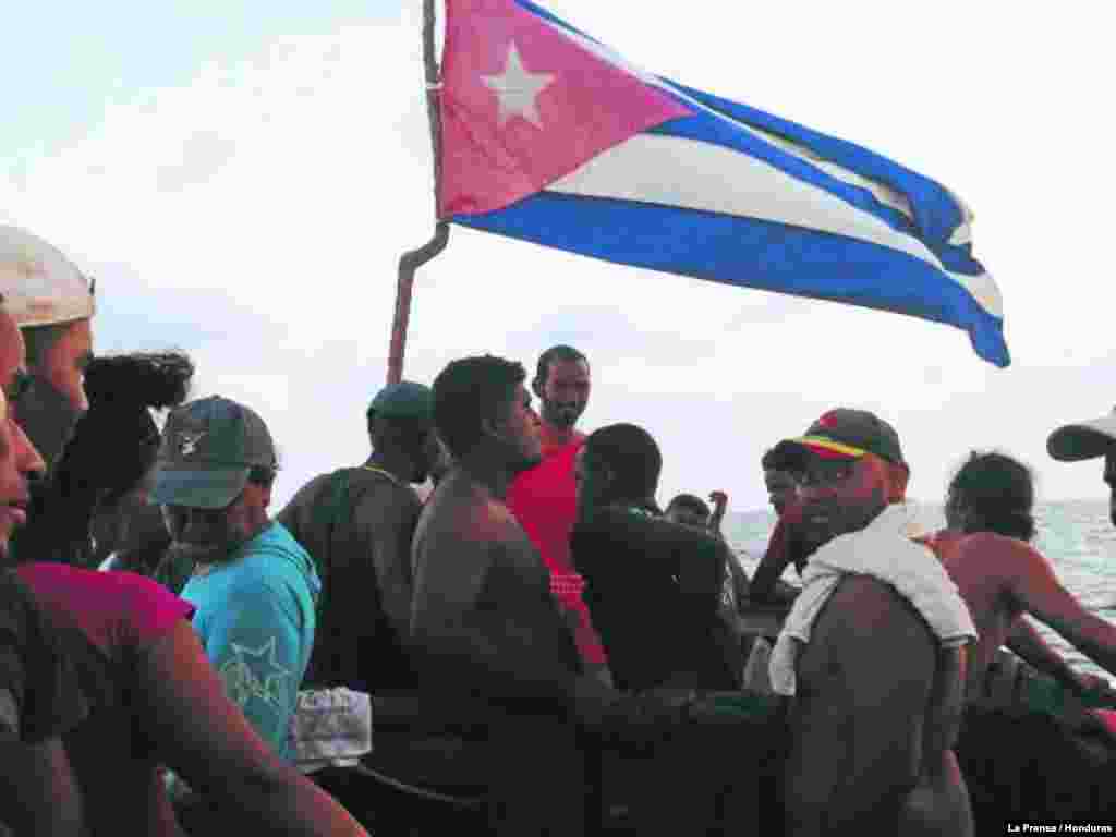 Balseros cubanos en Honduras