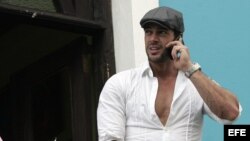 El actor de origen cubano William Levy grabando una telenovela en Rep. Dominicana