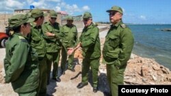 Militares cubanos de la Región Estratégica Oriental. Foto Archivo.