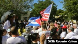 Cientos de cubanos acuden a marcha exigiendo reanudación del Programa Parole
