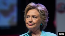 La candidata demócrata a la Presidencia de EEUU, Hillary Clinton.