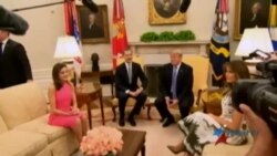 Trump recibe a Reyes de España en la Casa Blanca