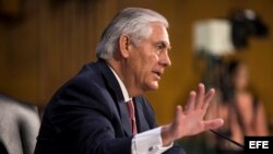 TILLERSON AFRONTA SU PRIMERA AUDIENCIA DE CONFIRMACIÓN EN EL SENADO DE EEUU