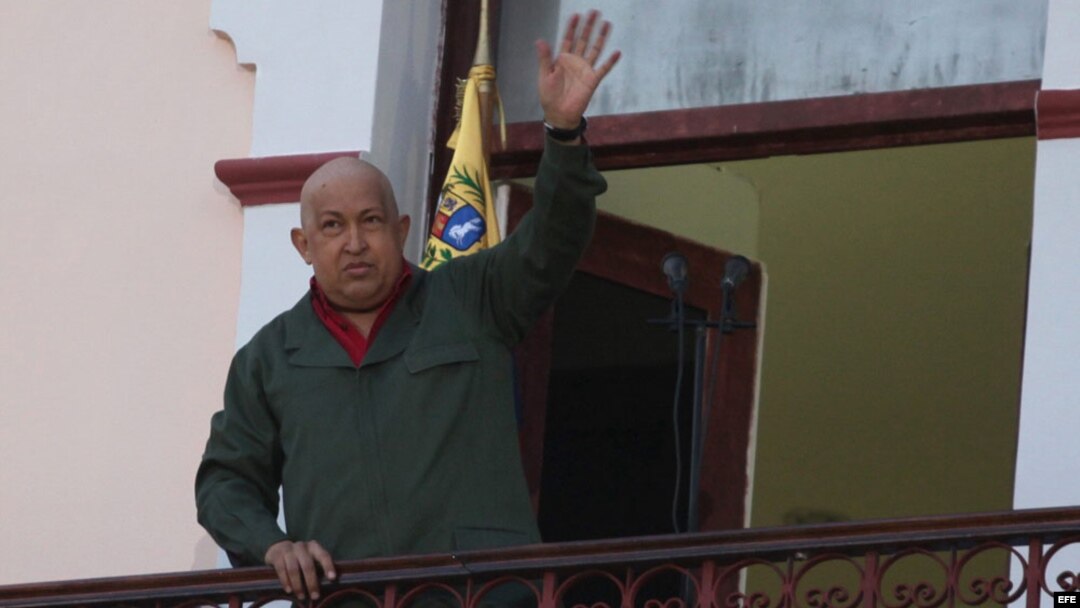 Chávez en Miraflores