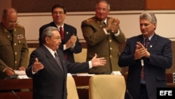Raúl Castro en la Asamblea Nacional, en La Habana.