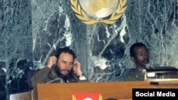 Castro en Adis Abeba.