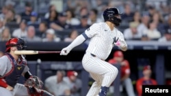 El dominicano Luis García tuvo un impacto inmediato con el uniforme de los Yankees de Nueva York.