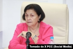 Caridad Diego preside la Oficina de Asuntos Religiosos del Comité Central del Partido Comunista de Cuba (PCC).