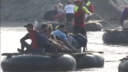 VIDEO. Migrantes cubanos y afganos avanzan hacia EEUU