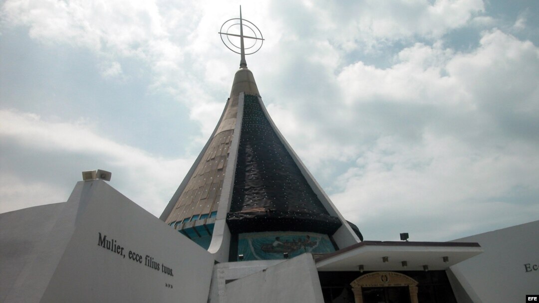 Imagen del Santuario Nacional de Nuestra Señora de la Caridad, lugar donde Monseñor Román ofreció sus homilías de reconciliación a los exiliados cubanos