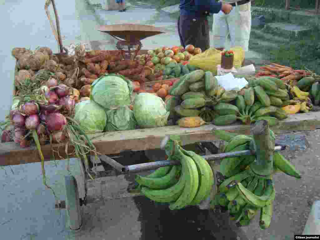 Agromercados privado en la ciudad de Santa Clara.