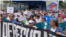 Manifestantes de diversos gremios del sector salud pública en Venezuela durante una protesta este martes en el centro de Caracas. 