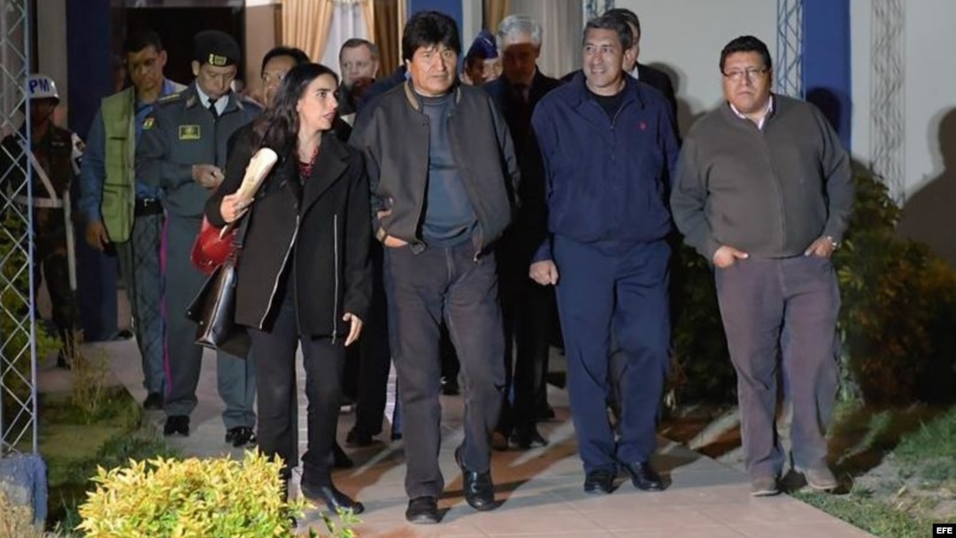 Evo Morales poco antes de abandonar Bolivia rumbo a Cuba.
