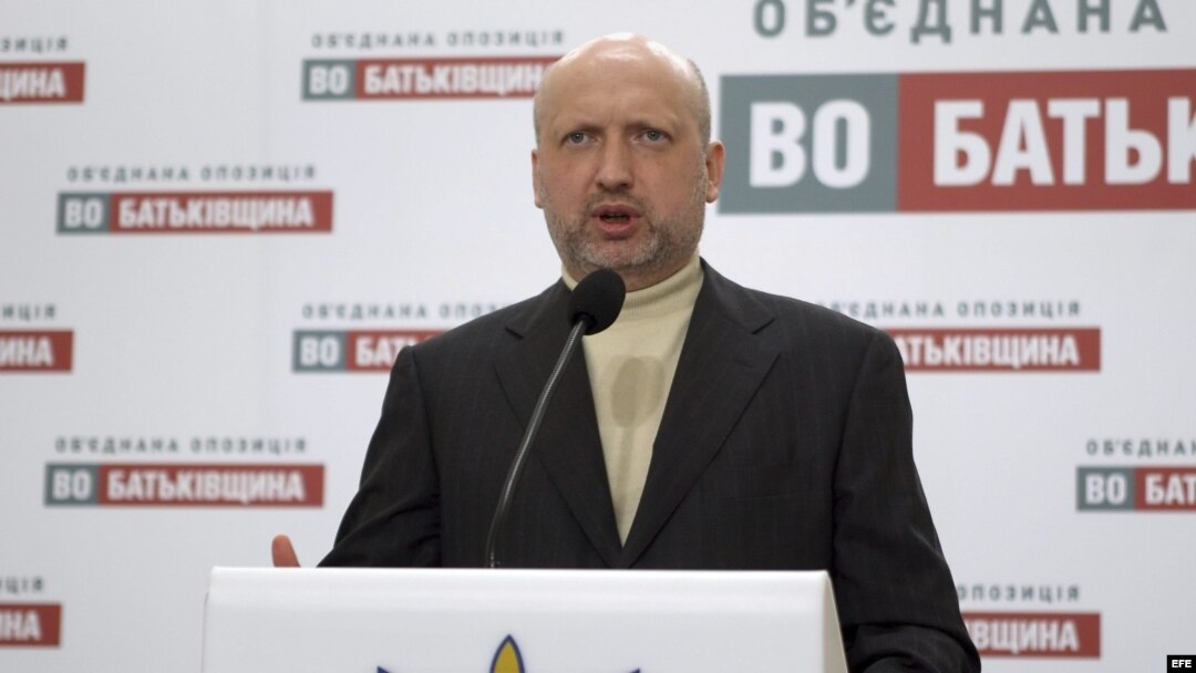 El presidente de Ucrania, Oleksandr Turchynov