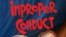Cartel de Conducta Impropia.