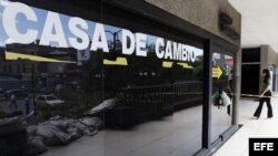 Casa de cambio en Caracas, Venezuela