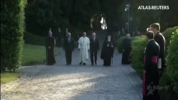 El Papa reúne a los presidentes israelí y palestino en un rezo por la paz