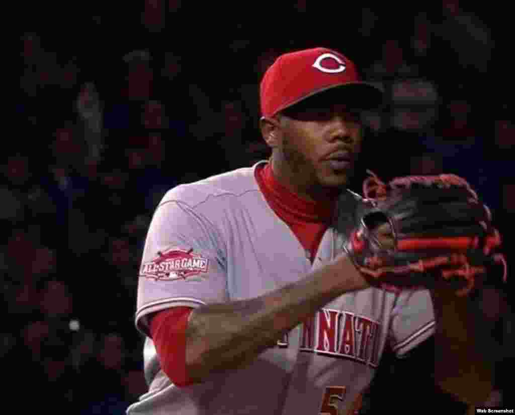 Aroldis Chapman (Holguín, 1988) – Lanzador de los Rojos de Cincinnati
