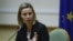 La jefa de la diplomacia de la Unión Europea, Federica Mogherini.