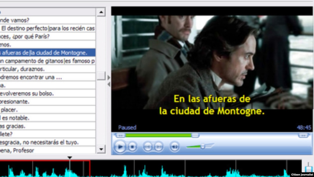 DivXLand, programa utilizado para subtítular materiales audiovisuales. Foto:14ymedio