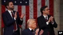 El presidente Donald Trump en el Capitolio el 4 de marzo de 2025. (Win McNamee/Pool Photo via AP).