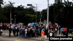 Reporta Cuba. Represión contra disidentes en La Habana, 10 de diciembre.