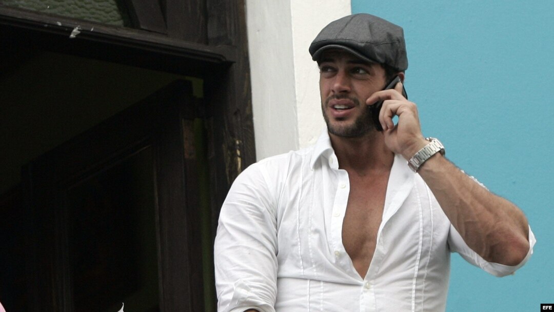 El actor de origen cubano William Levy grabando una telenovela en Rep. Dominicana