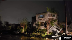 Daños ocasionados por tornado en La Habana