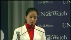 Rosa María Payá aseguro en la ONU la necesidad de poner fin a la impunidad del régimen cubano