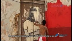 Grafitero da lechada sobre su arte bajo amenaza policial