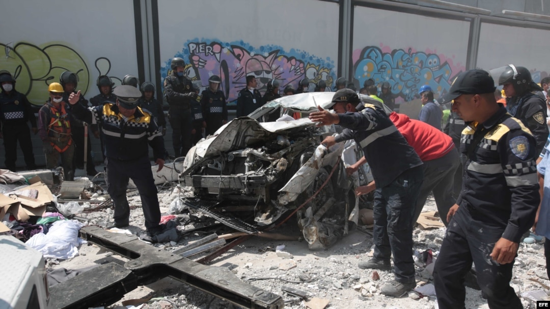 Destrucción y muerte tras sismo de 7.1 en México