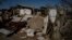 Una casa en La Coloma, Pinar del Río, derribada por el huracán Ian en octubre de 2022. (AP/Ramón Espinosa).