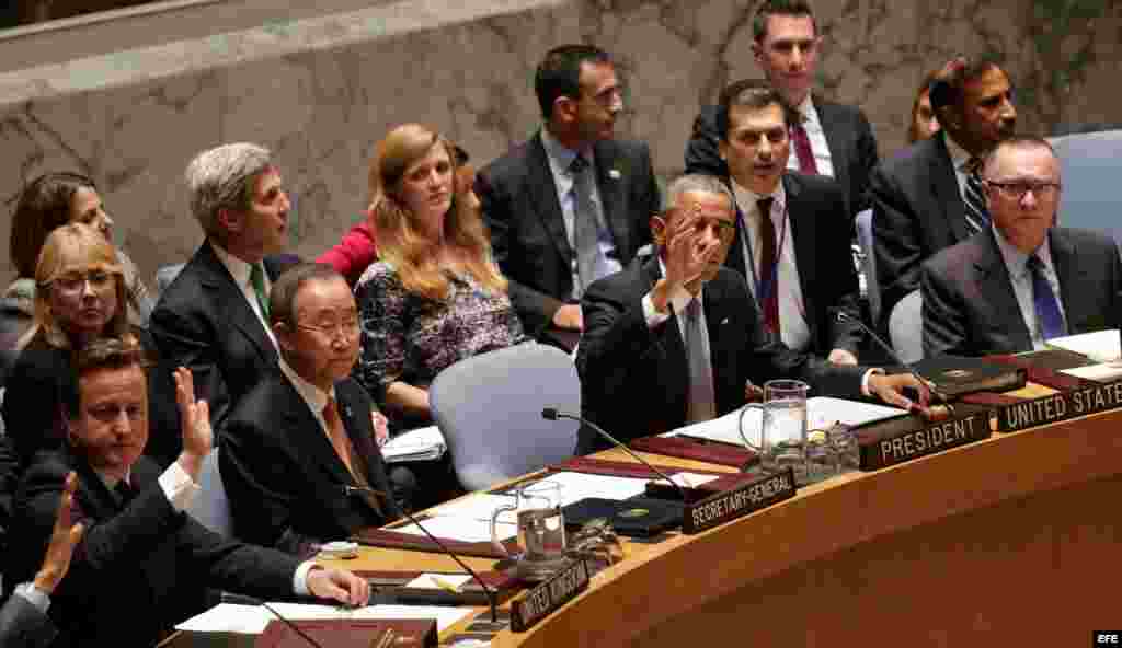 Obama preside la sesión de Consejo de Seguridad de la ONU. 