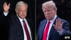 Andrés Manuel López Obrador y donald Trump hablaron una media hora por teléfono. 
