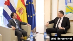 El ministro de Asuntos Exteriores, Unión Europea y Cooperación, José Manuel Albares, recibió Óscar Pérez-Oliva Fraga.