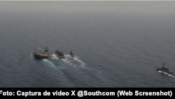 EEUU despliega el portaaviones USS Nimitz en el Caribe 