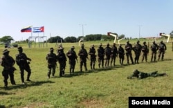 Tropas especiales "Avispas Negras" de Cuba participan con efectivos de Venezuela, China y Rusia en el ejercicio Operación Estratégica Combinada Integral contra las Amenazas Ceofanb 2018