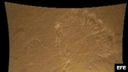 Foto enviada por el robot explorador Curiosity. 