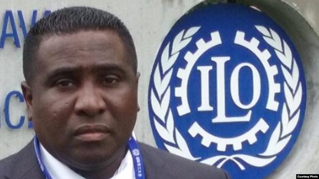 El sindicalista independiente Iván Hernández Carrillo. 
