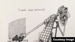 Omar Santana desmitifica, desde el humor gráfico, la imagen del dictador Fidel Castro